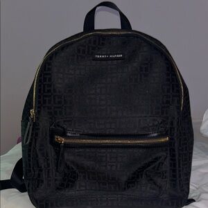 Tommy Hilfiger Monogram Black Backpack